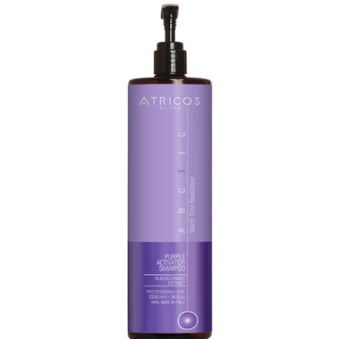 Atricos Arctic Purple Activator Shampoo - Fialový šampon na neutralizaci teplých tónů 1000 ml.png