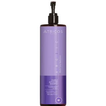 Atricos Arctic Purple Activator Shampoo - Fialový šampon na neutralizaci teplých tónů 1000 ml.png
